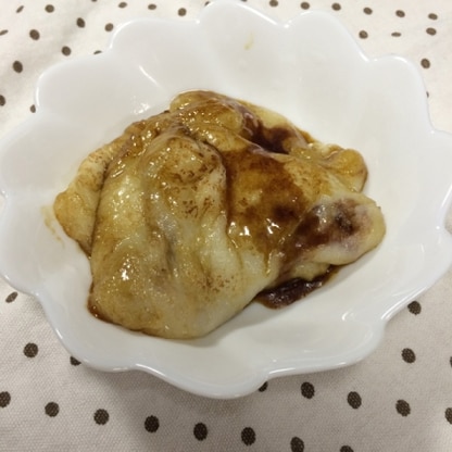 トースターじゃなくレンジでチンして焼きました。なのでちょっと巨大化しちゃいましたが(^^;)とってもおいしかったです！ありがとうございます！